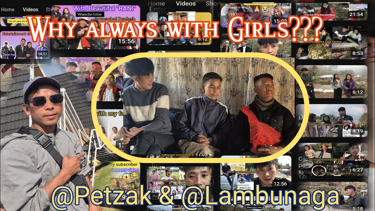 @Petsakvlogs & @Lambunaga why always with girls 👧 || short interview 