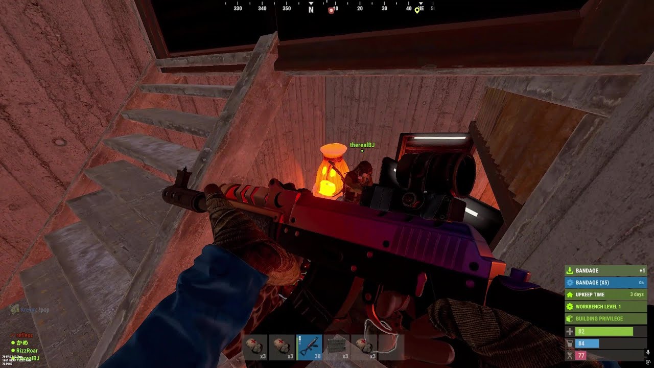 Controlling official RUST wipe 4 man (PART #1)