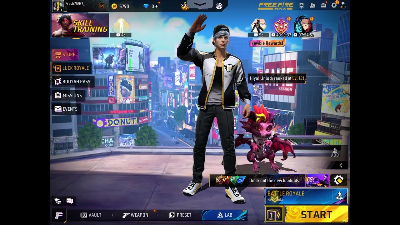 My new account in free fire