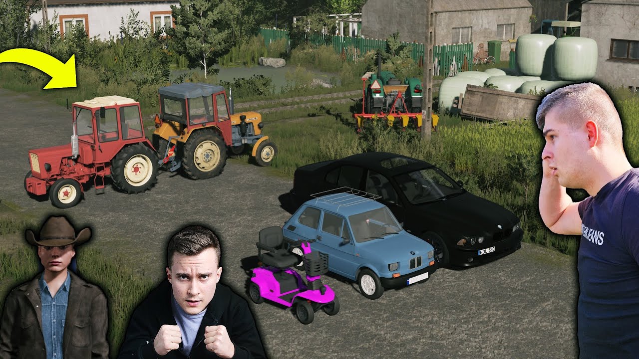 JANINA CHCIAŁA SIĘ ŚCIGAĆ😂 WIELKIE WIEJSKIE WYŚCIGI + ZAWODY W PRZECIĄGANIU LINY😱😍 🐮POLSKA WIEŚ🐷 56