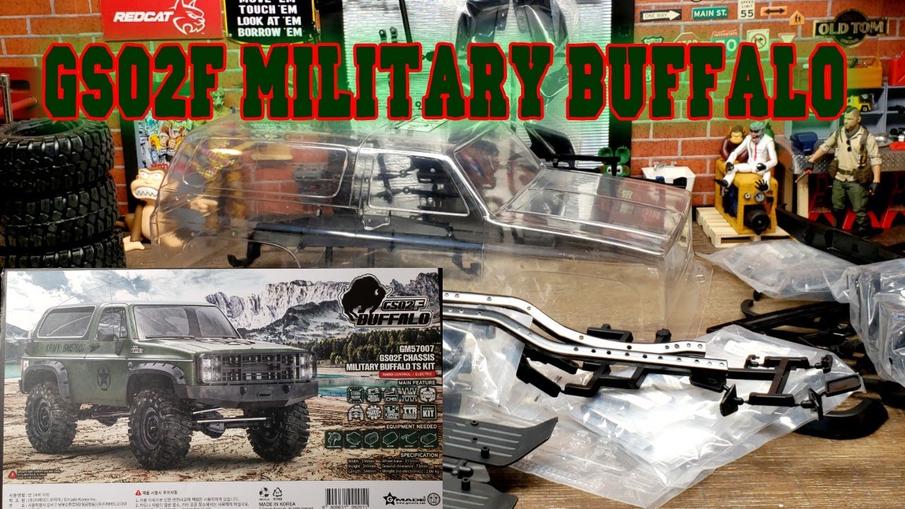 Gmade GS02F Military Buffalo kit unboxing