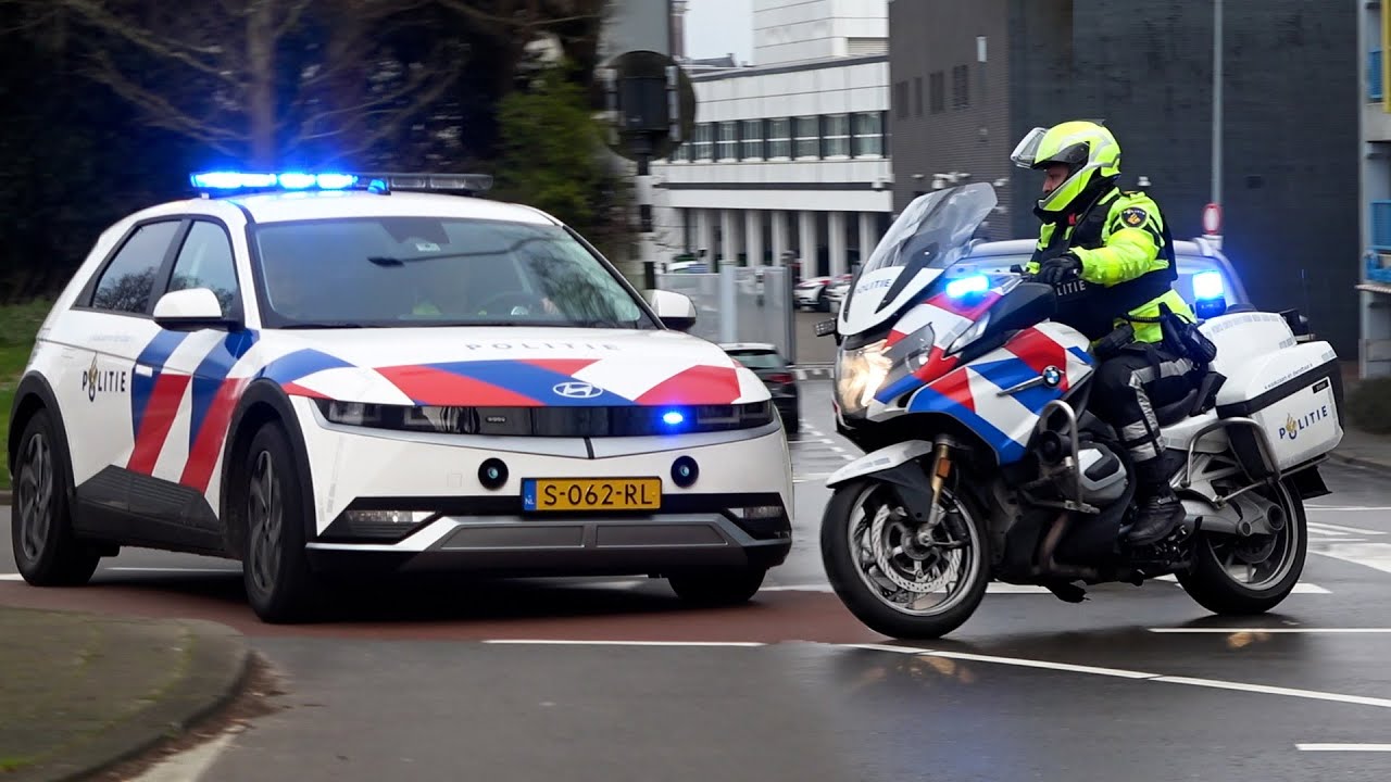 [Unieke sirene] Brandweer, Ambulance & Politie [-rijopleiding] met spoed in Alkmaar