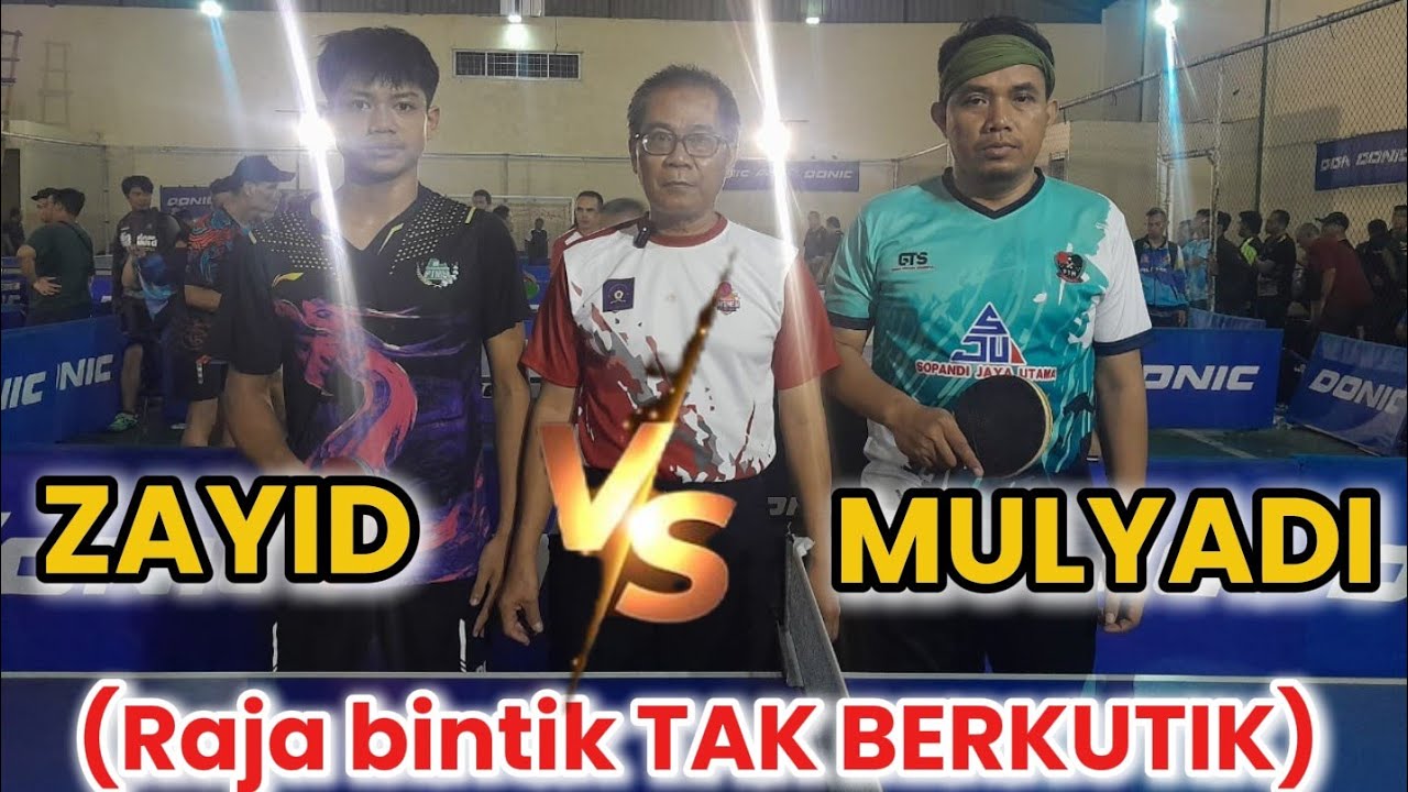 Mulyadi raja bintik tak berkutik di gempur sang spiner ZAYID