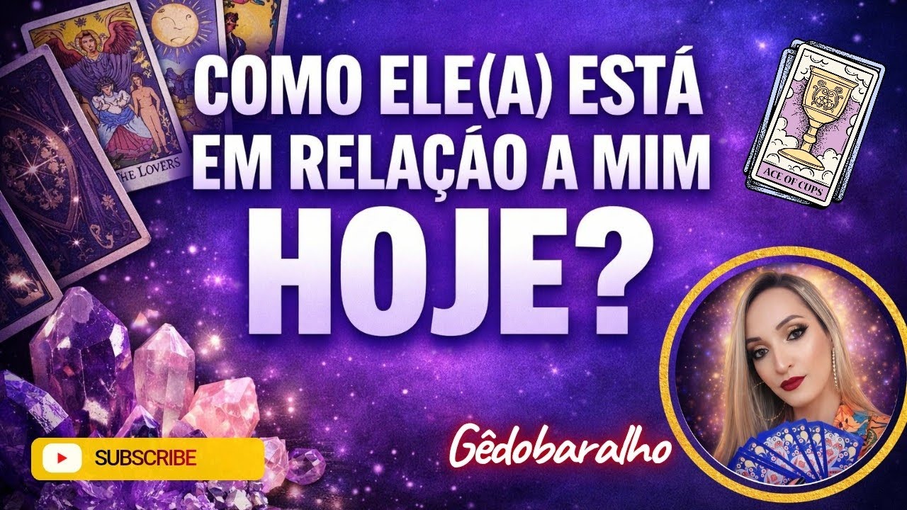 COMO ELE(A) ESTÁ EM RELAÇÃO A MIM HOJE TAROT ? 😍🔥🤯
