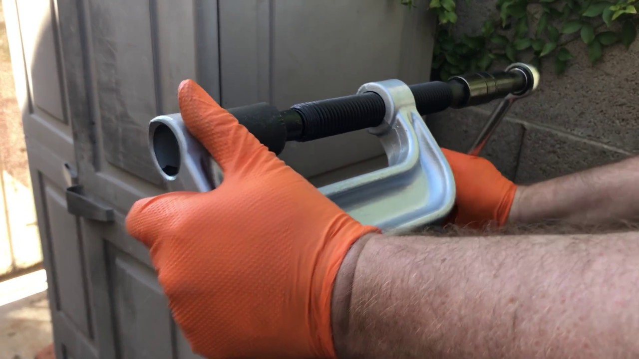 Leaf Spring Eye Bushing Replacement, using Ball Joint Tool Kit