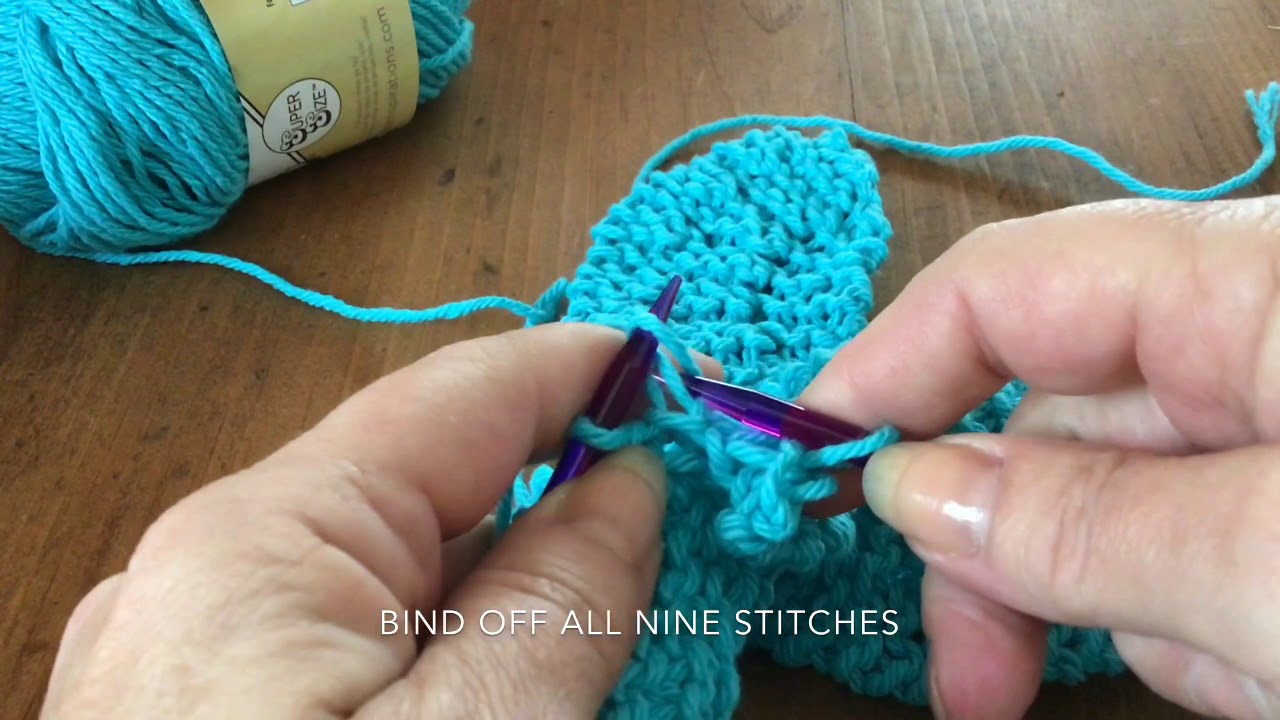 How To Knit Round Scrubby For Beginners