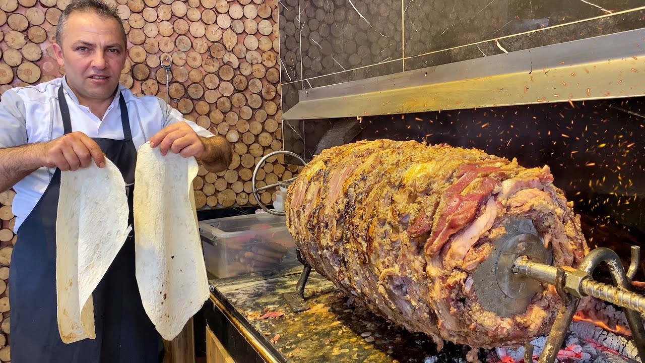 To jest naprawdę niesamowite! - To nie jest Doner Kebab, to jest Cag Kebab -  jedzenie uliczne