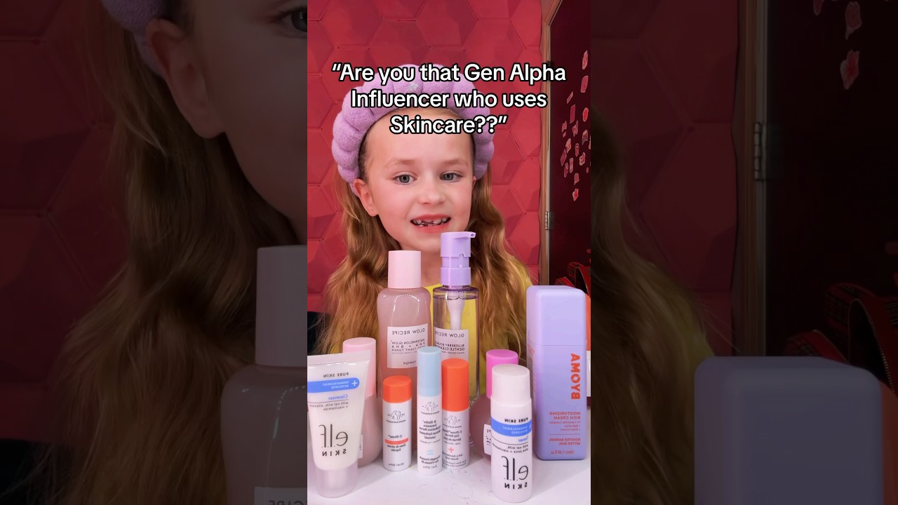 Are you that GEN ALPHA skincare influencer??? #genalpha #viral #garzacrew