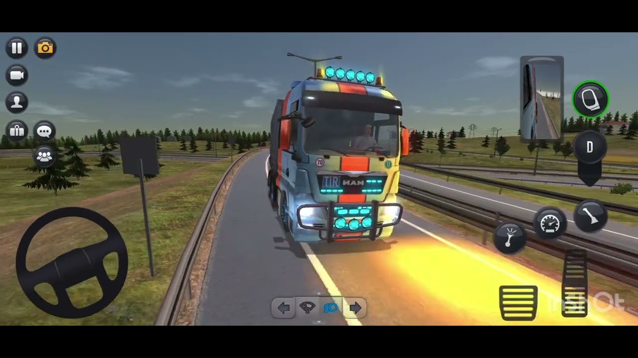 TruckSimulator Ultimate | MAN 6x4 | Modified rig #mantrucks #driving #truckgaming #trucksimulator 