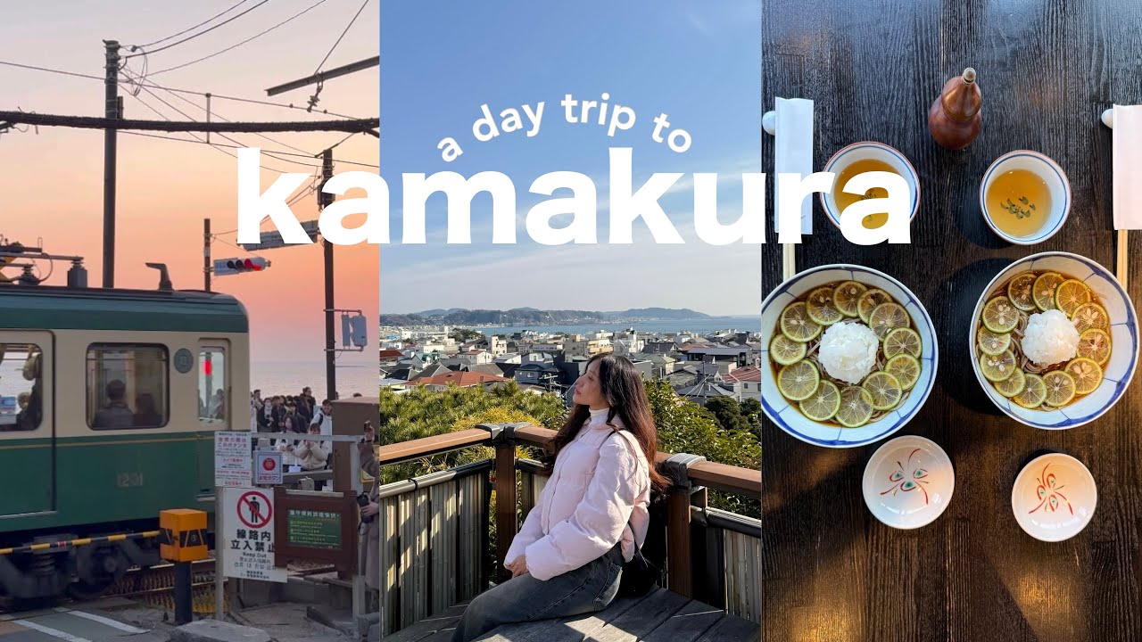 a day trip to Kamakura 🚃 (things to do, favorite cafes and enoden train) Japan vlog