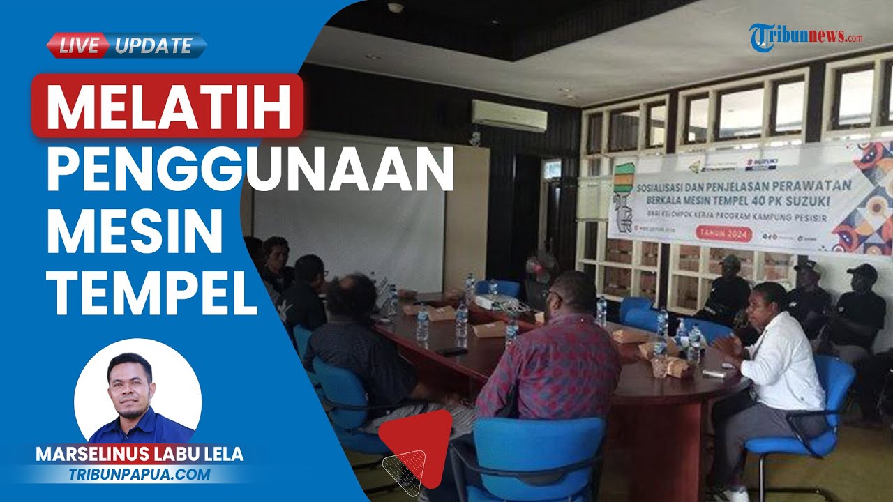 YPMAK Gandeng Suzuki Beri Pelatihan Mesin Tempel 40 PK ke Kampung Pesisir Mimika-Papua Tengah