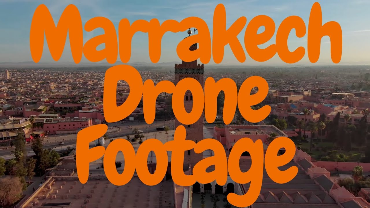 Morocco Marrakech Drone Footage 4k 🇲🇦