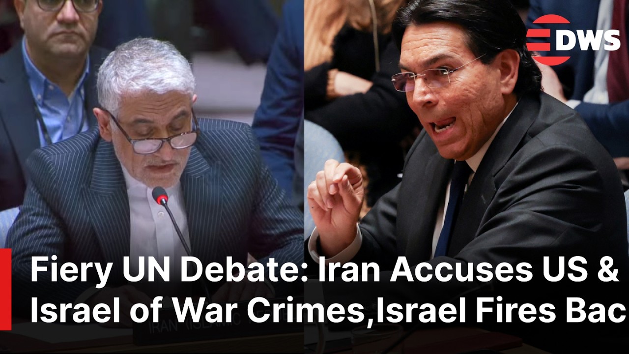 EXPLOSIVE UN CLASH: Israel & Iran Ambs. Fierce Clash Over Missiles, Nuclear & Middle East War | AC1E