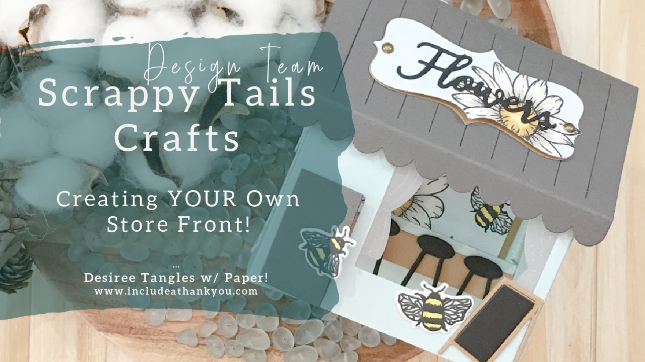 Create Your Own Storefront! | Scrappy Tails Crafts | Store Front Pop-Up Die | Card Making Tutorial!