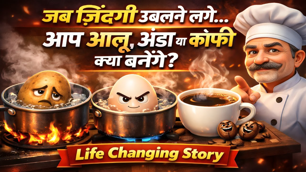 जब ज़िंदगी उबलने लगे... आप आलू, अंडा या कॉफी क्या बनेंगे? | Life Changing Story