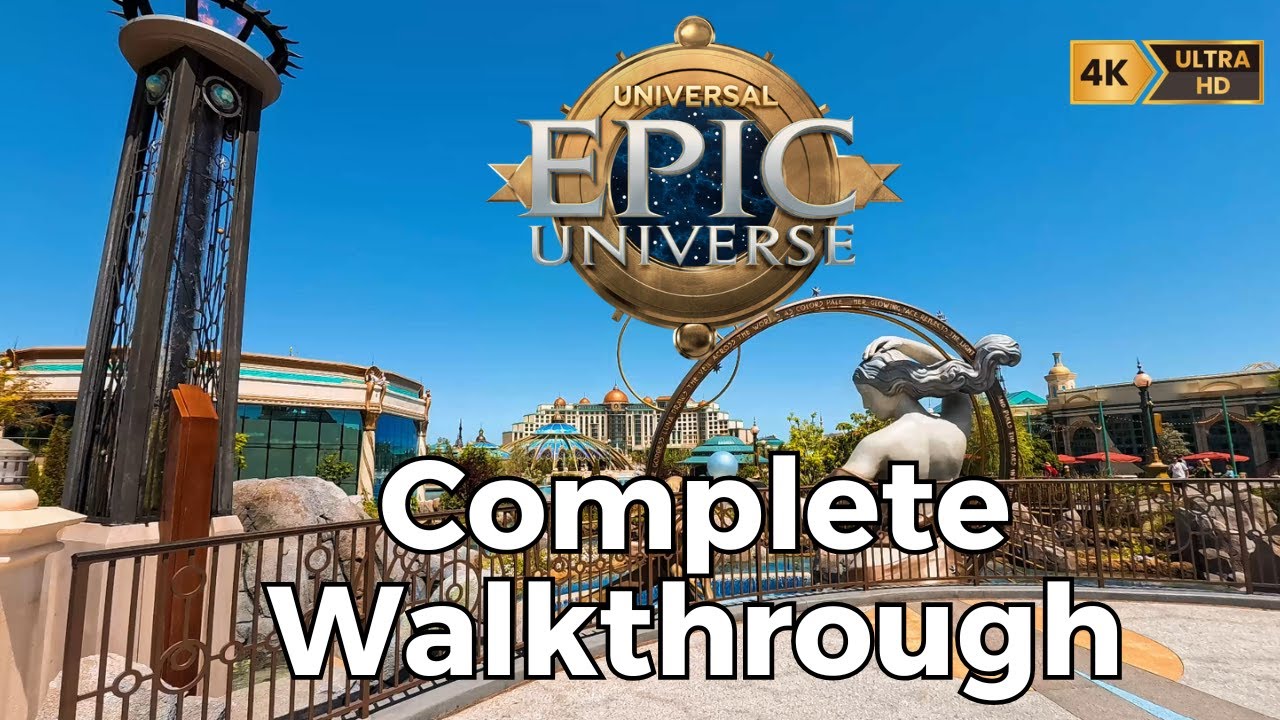 Epic Universe - Complete Walkthrough | 4K 60FPS