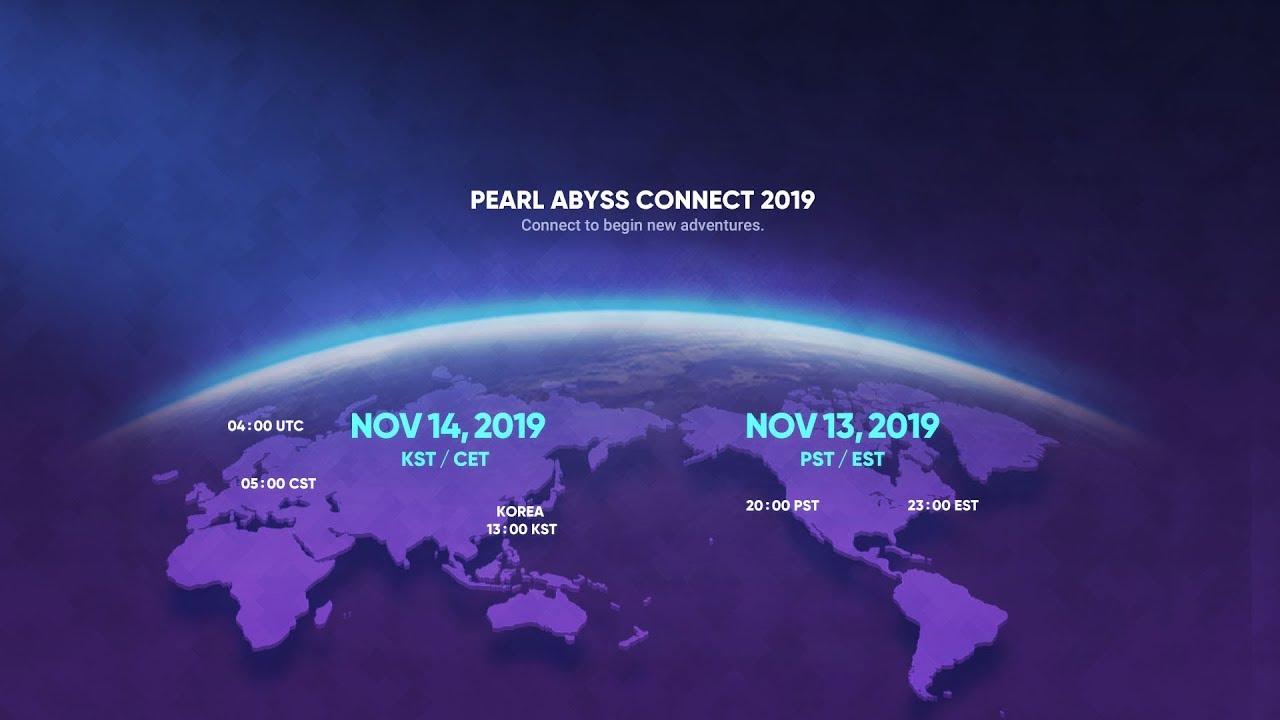 Pearl Abyss Connect at G-STAR 2019: New Projects Announcement