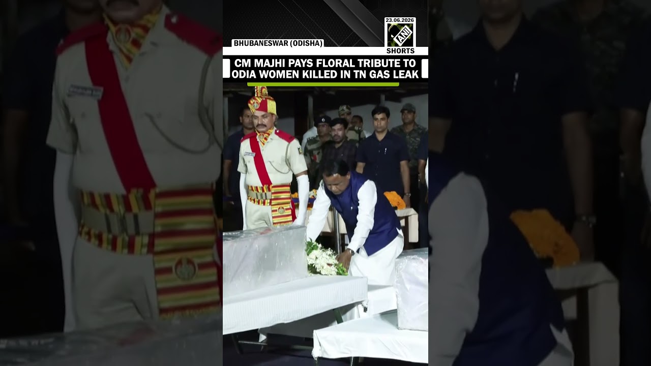 CM Mohan Charan Majhi pays floral tribute to 5 Odia women workers killed in TN gas leak tragedy