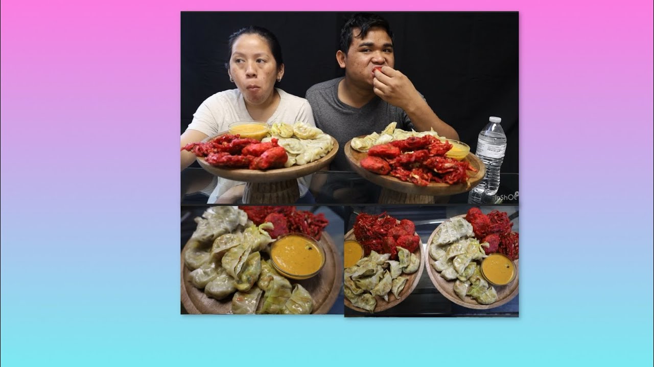 MUKBANG momo with beautiful wife ￼