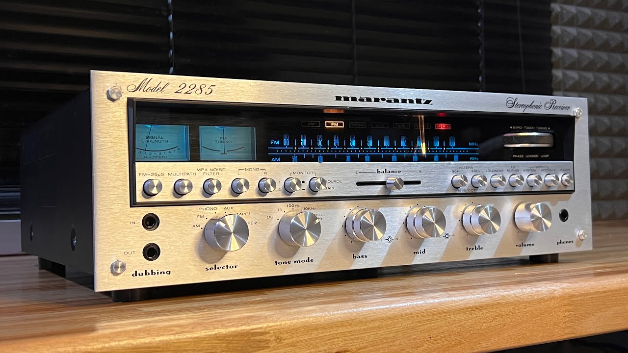 Sintoamplificador Marantz 2285 + Deck 5020 + Bafles Kenwood LS-77 TB-AUDIO