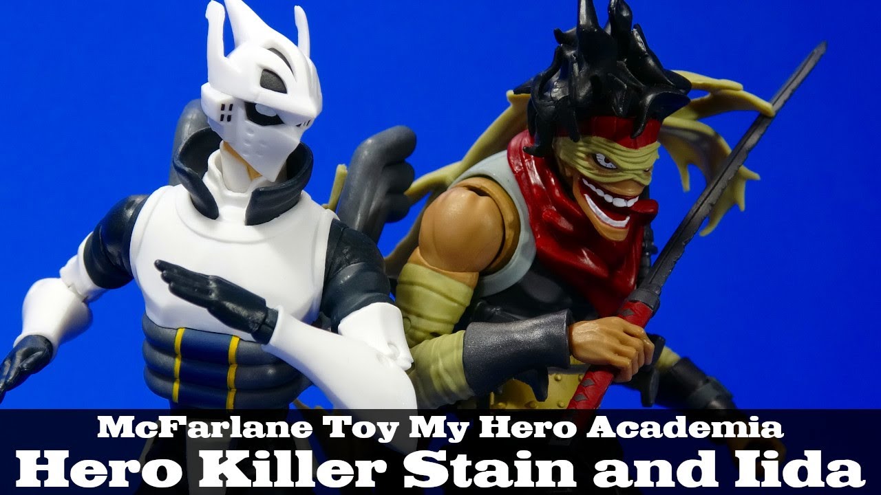 My Hero Academia Tenya Iida and Hero Killer Stain McFarlane Toys Action Figure Review