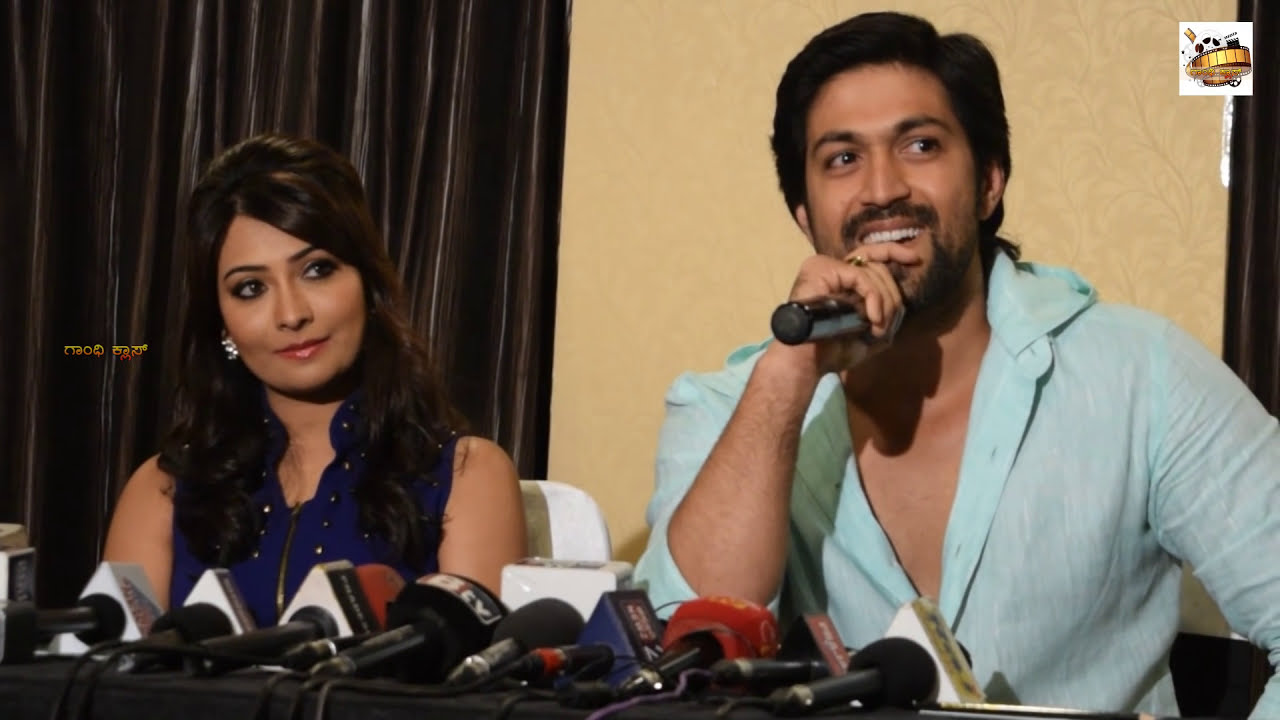 Yash - Radhika Pandit Appear In Front Of Press After Engagement