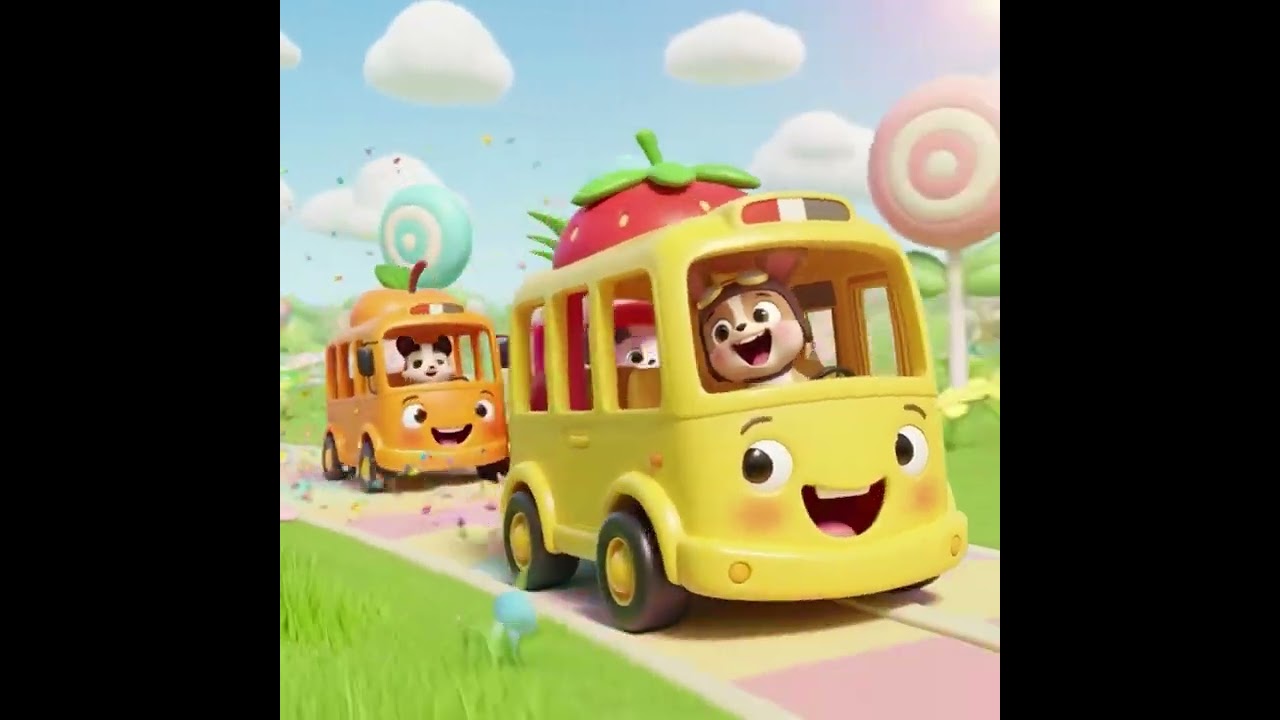 Wheels on the Bus | @CoComelon Nursery Rhymes & Kids Songs