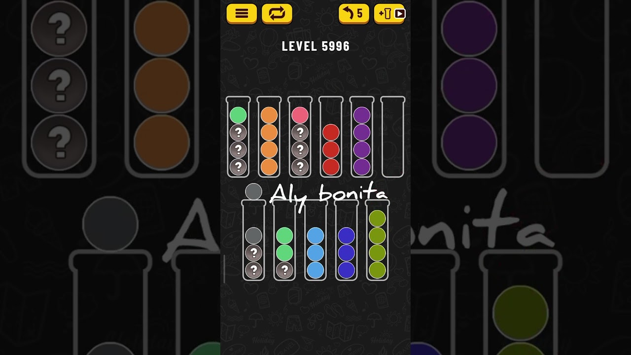 ball sort puzzle level 5996