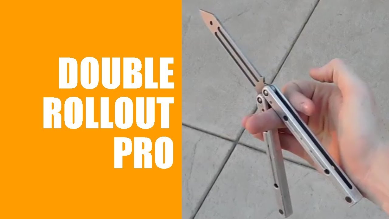 Видеоурок по использованию балисонга (Double Rollout Pro) - Продвинутый уровень #19.1