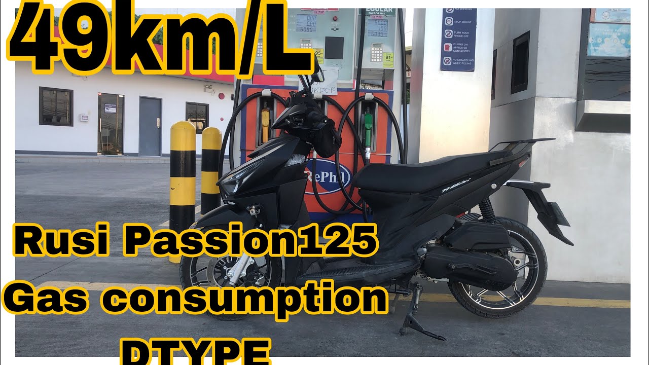 DTYPE Gas Consumption Rusi Passion125