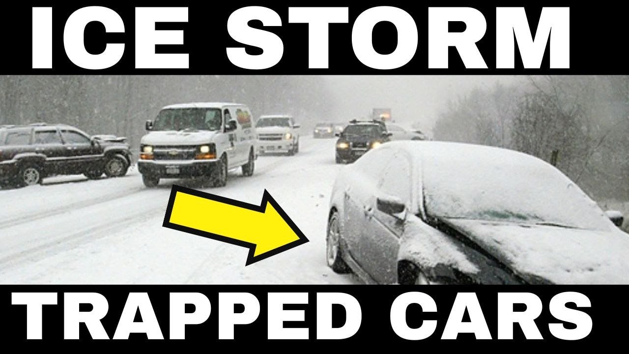 🔴 BREAKING - EMERGENCY!! ICE STORM!! TRAPPED CARS!! SNOW STORM - LIVE