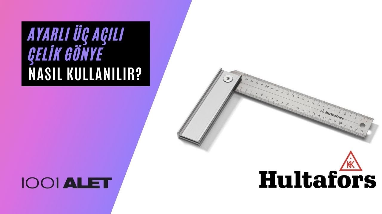 Ayarlı Üç Açılı Çelik Gönye Nedir ? Nasıl Kullanılır ? (MARANGOZLUK DERSLERİ)