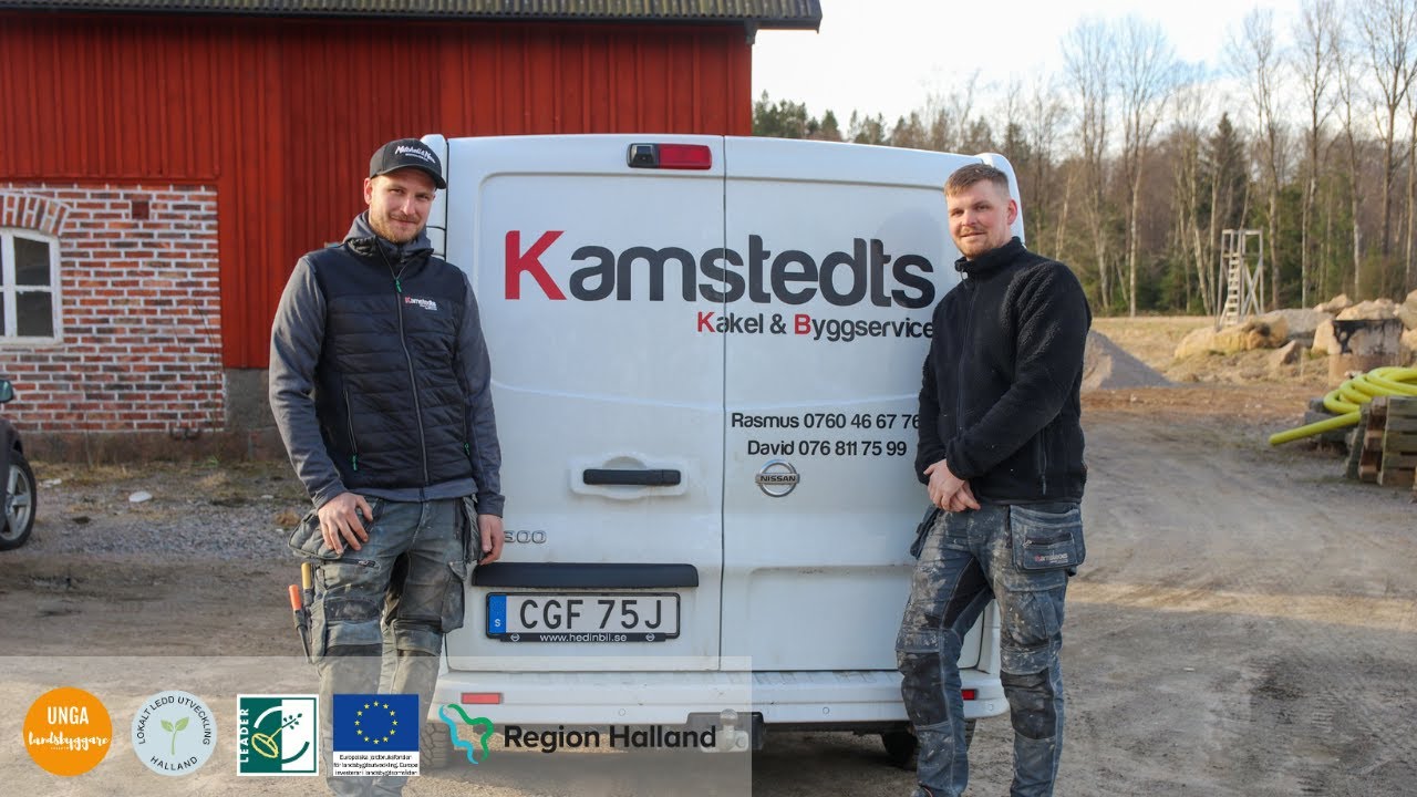 Unga Landsbyggare - David Kamstedt och Rasmus Örnstedt, Kamstedts Kakel och Byggservice
