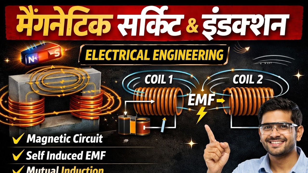 Magnetic Circuits, Self Induced EMF और Mutual Induced EMF