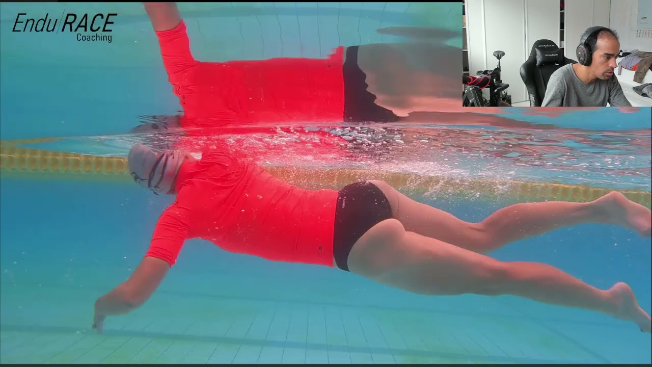 Analyse natation crawl de Elisabeth - Triathlète