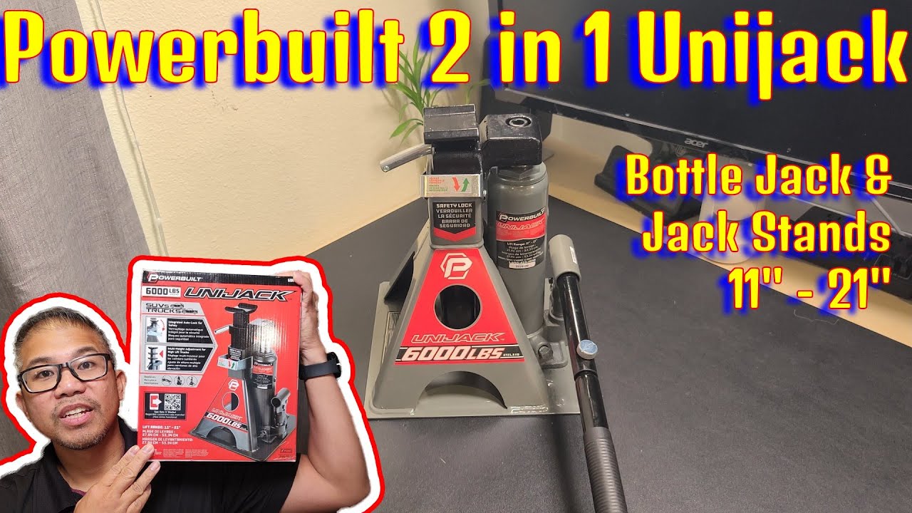 Powerbuilt 2 in 1 Jack Unijack