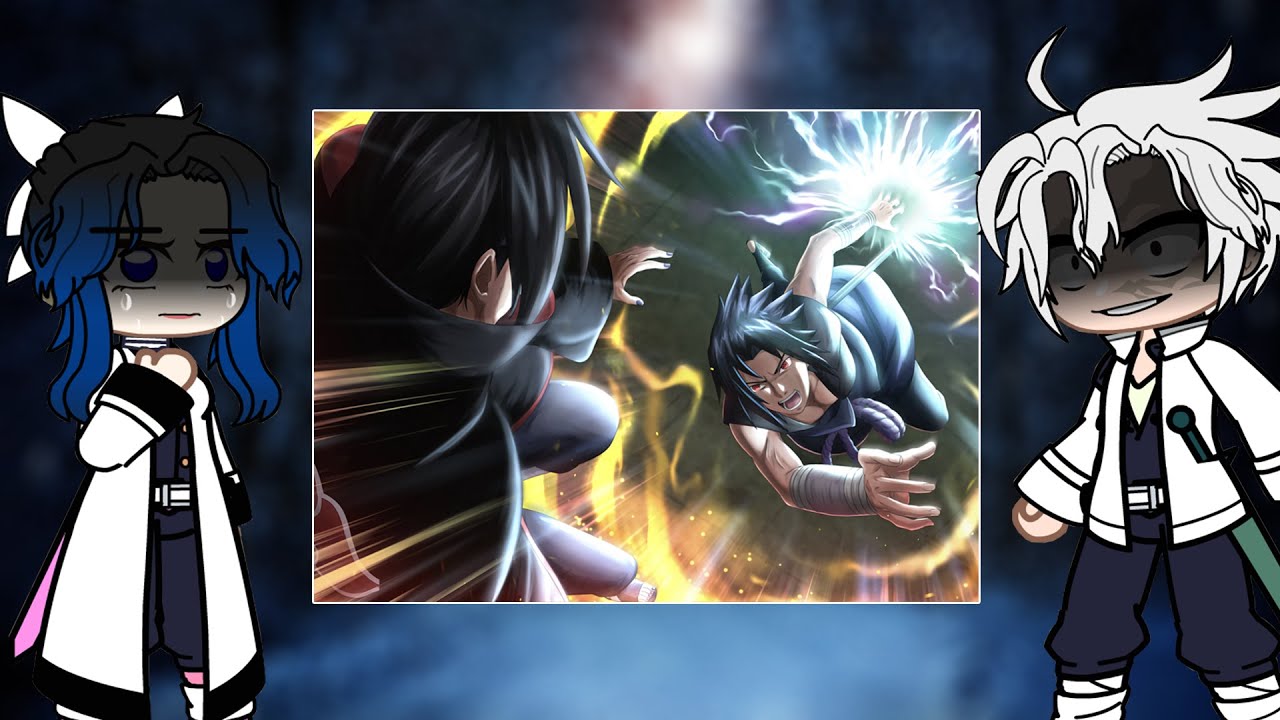 Hashiras react to Tanjiro as Sasuke Uchiha Part 8 (My au) Sasuke vs Itachi Part 1