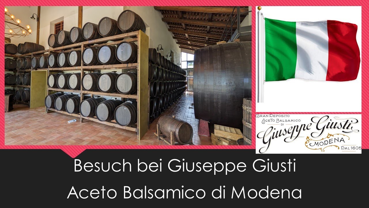 Besuch bei Giuseppe Giusti Aceto Balsamico