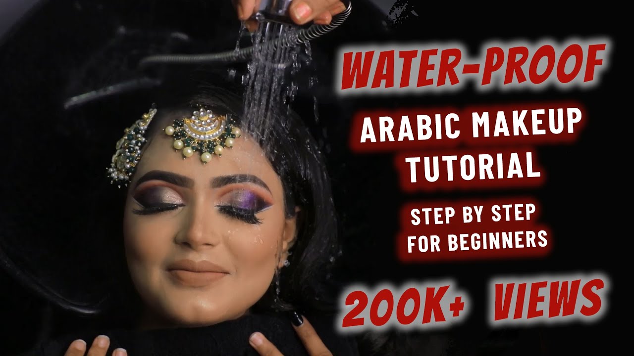WATERPROOF ARABIC | MAKEUP TUTORIAL FOR BEGINNERS | BASIC TO ADVANCE MAKEUP @pkmakeupstudio