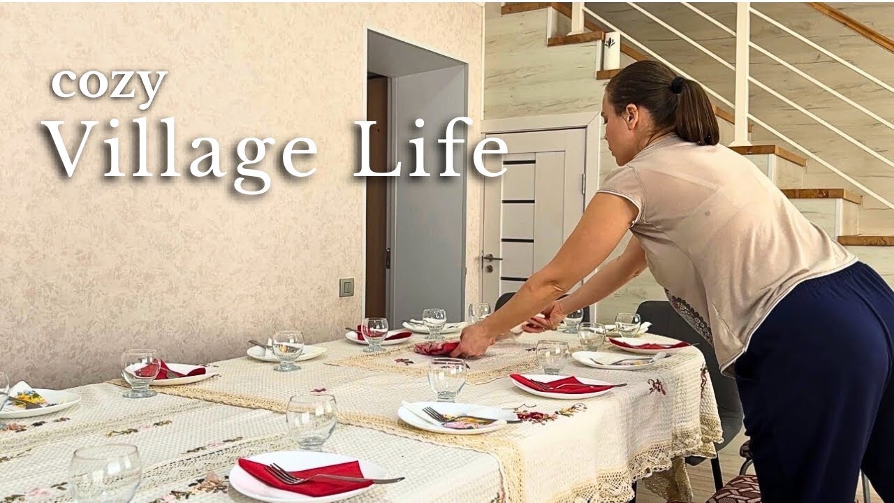 Quiet Village Life in Moldova | Cozy Slow Living & Preparing the Table