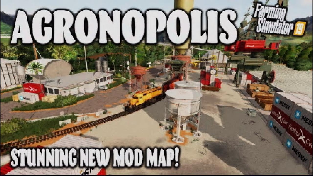 &ldquo;AGRONOPOLIS&rdquo; FS19 MAP TOUR! | STUNNING NEW MOD MAP! Farming Simulator 19 (Review).