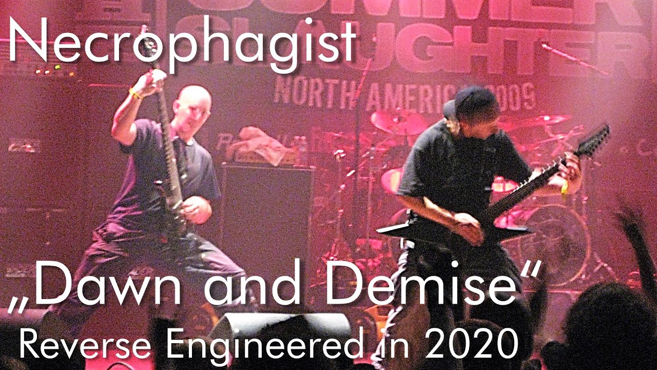 NECROPHAGIST - Dawn and Demise (Instrumental Studio Cover by Peripheral Cortex)