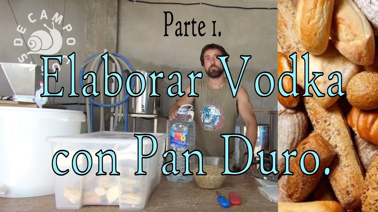 Como hacer vodka con pan duro. Parte 1.