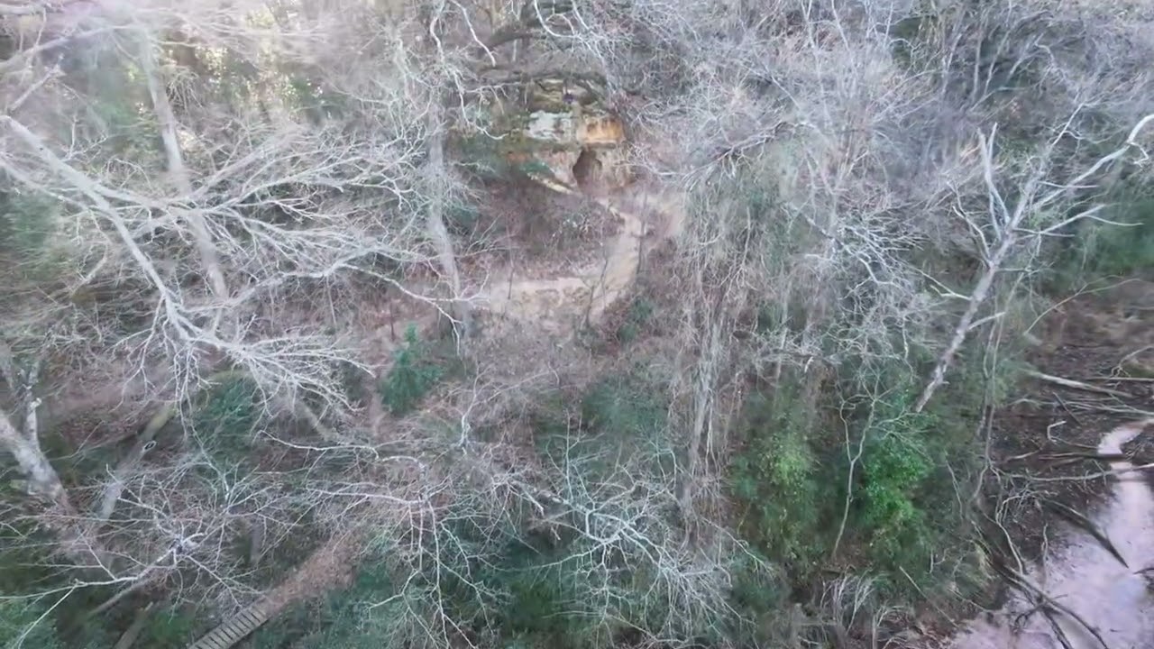 DJI Neo 2 Follow mode in the woods- The Cave at Waterloo