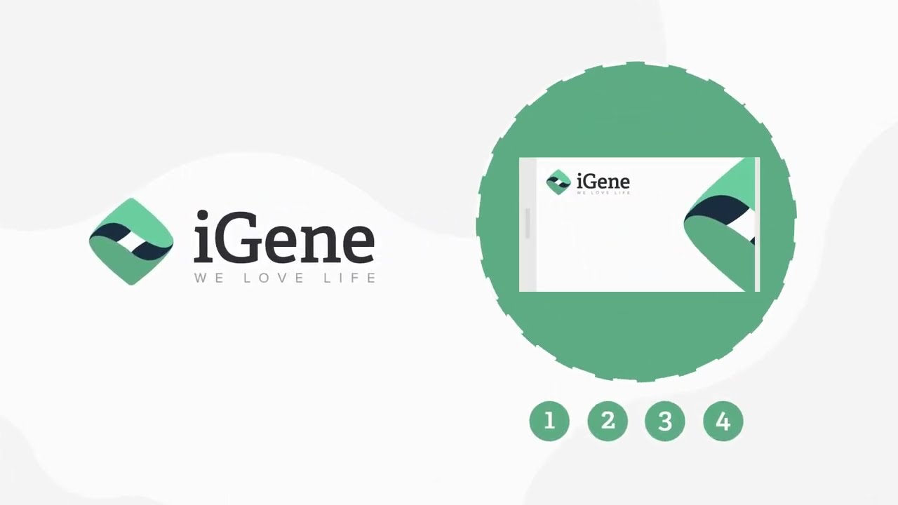 The iGene DNA-test in 4 straightforward steps