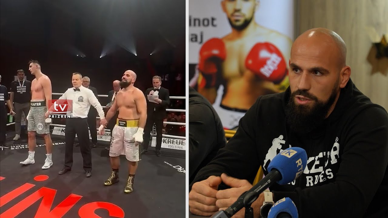 Kampion i boksit, Labinot Xhoxhaj në konferencë për media pas triumfit të tij