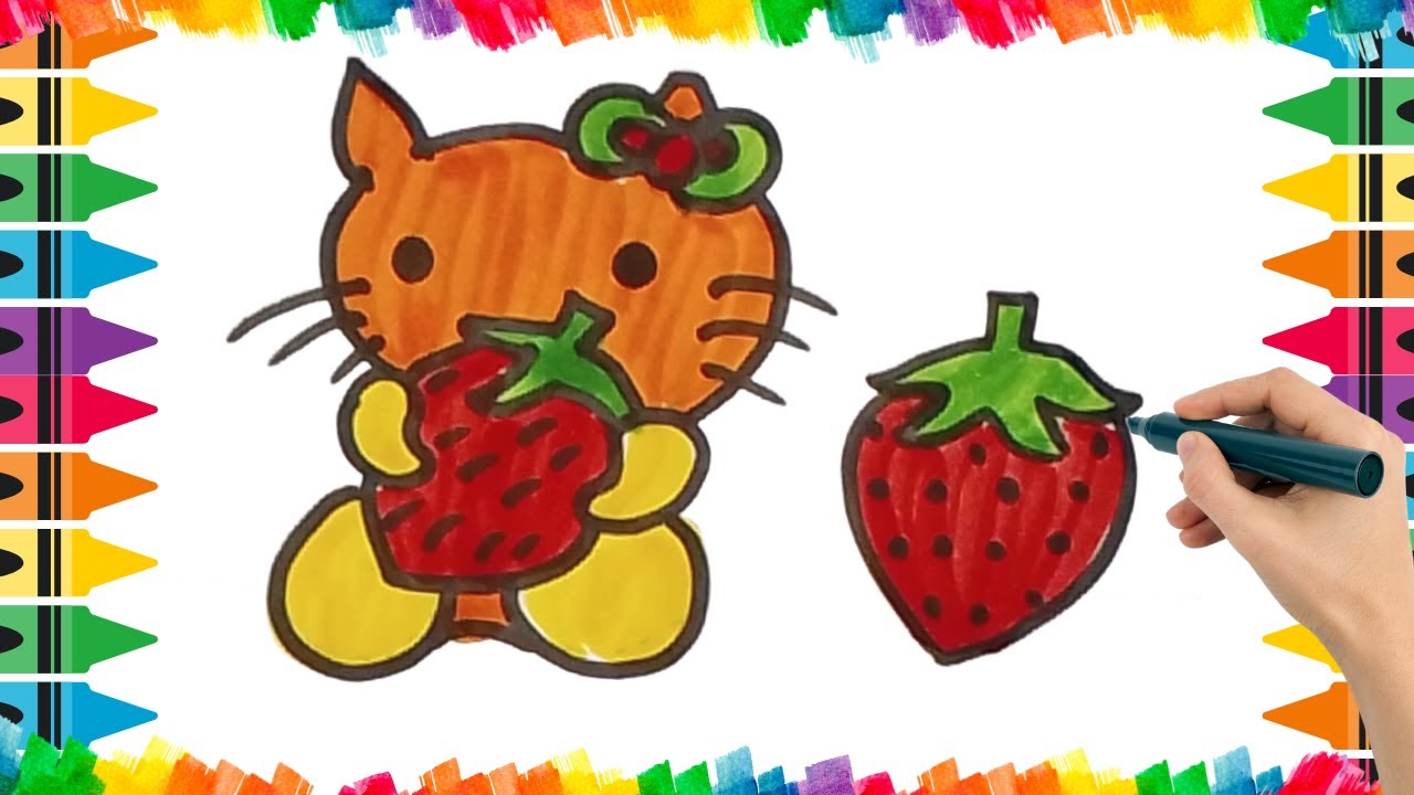 Hello Kitty Drawing || Easy Drawing for Kids || Cute Hello Kitty Drawing || By Wonder Art Kids