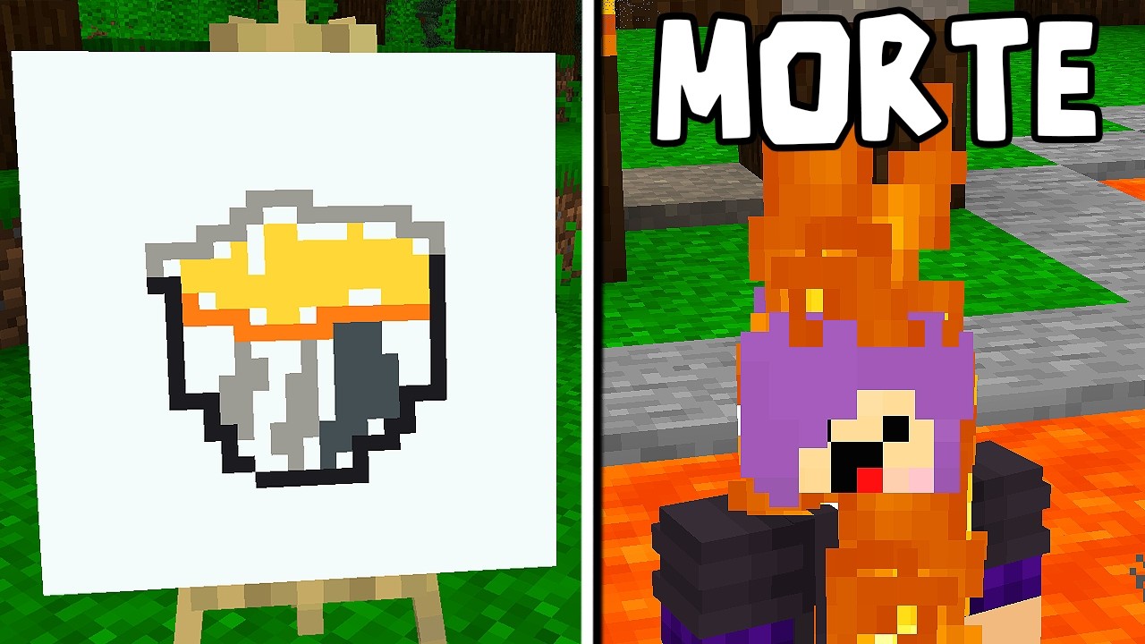 Minecraft, mas você desenha sua morte