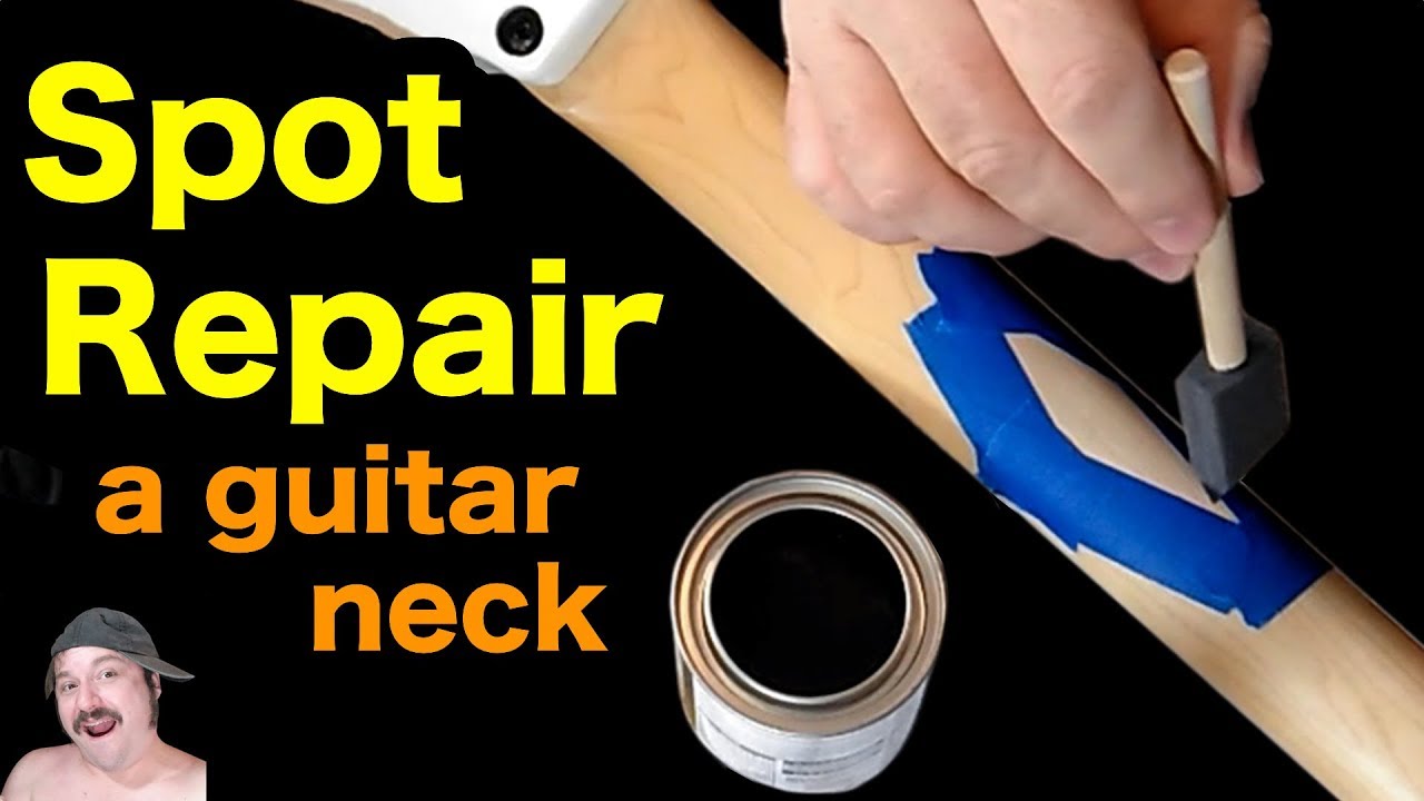 Spot Repairing Polyurethane - Guitar Neck (Part 1)