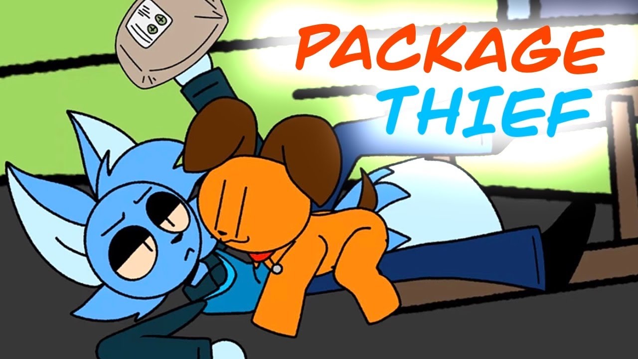 Package thief! [Short animation]